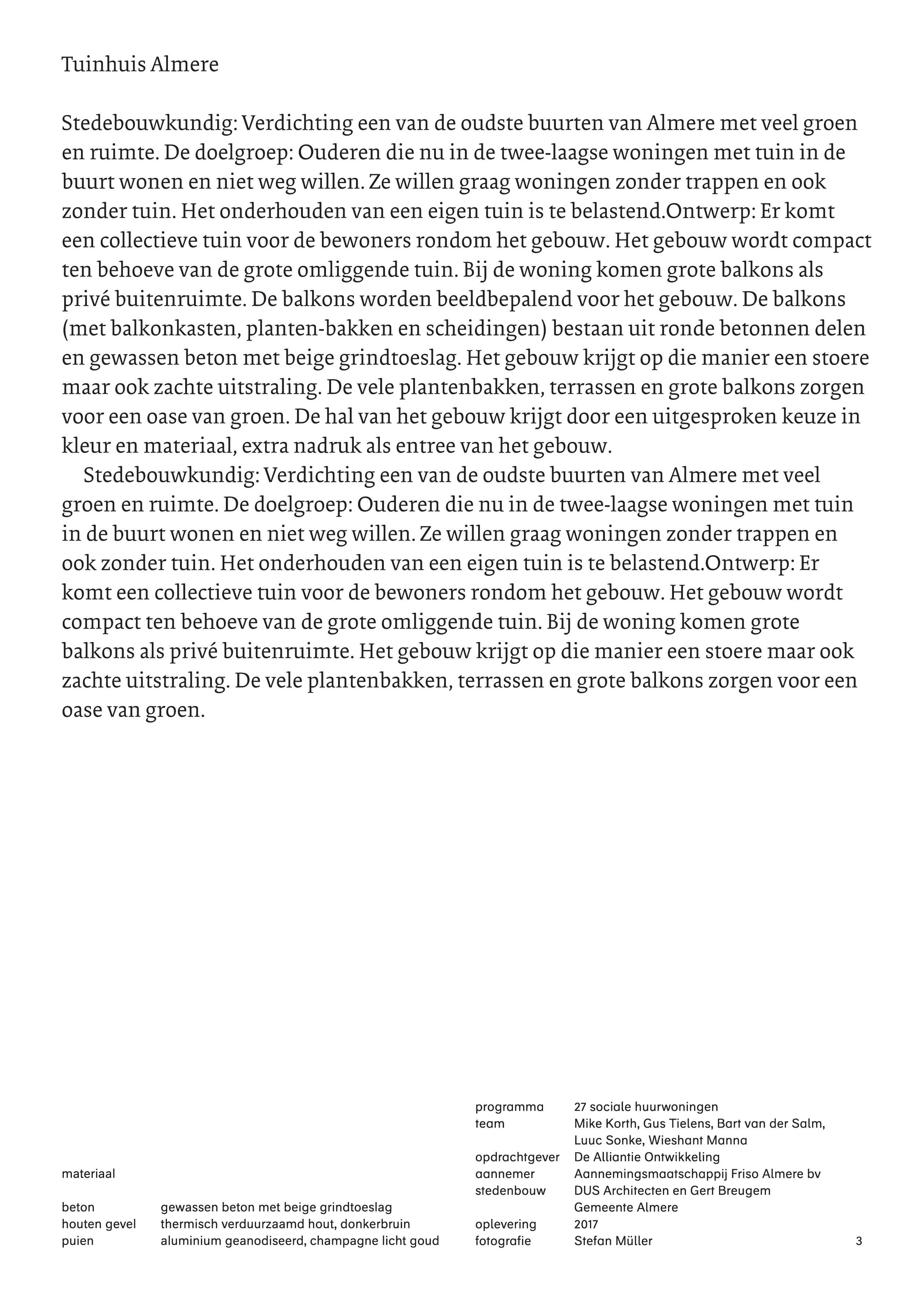 Korth Tielens Architecten (huisstijl) · grafisch vormgegeven door Sanne Beeren