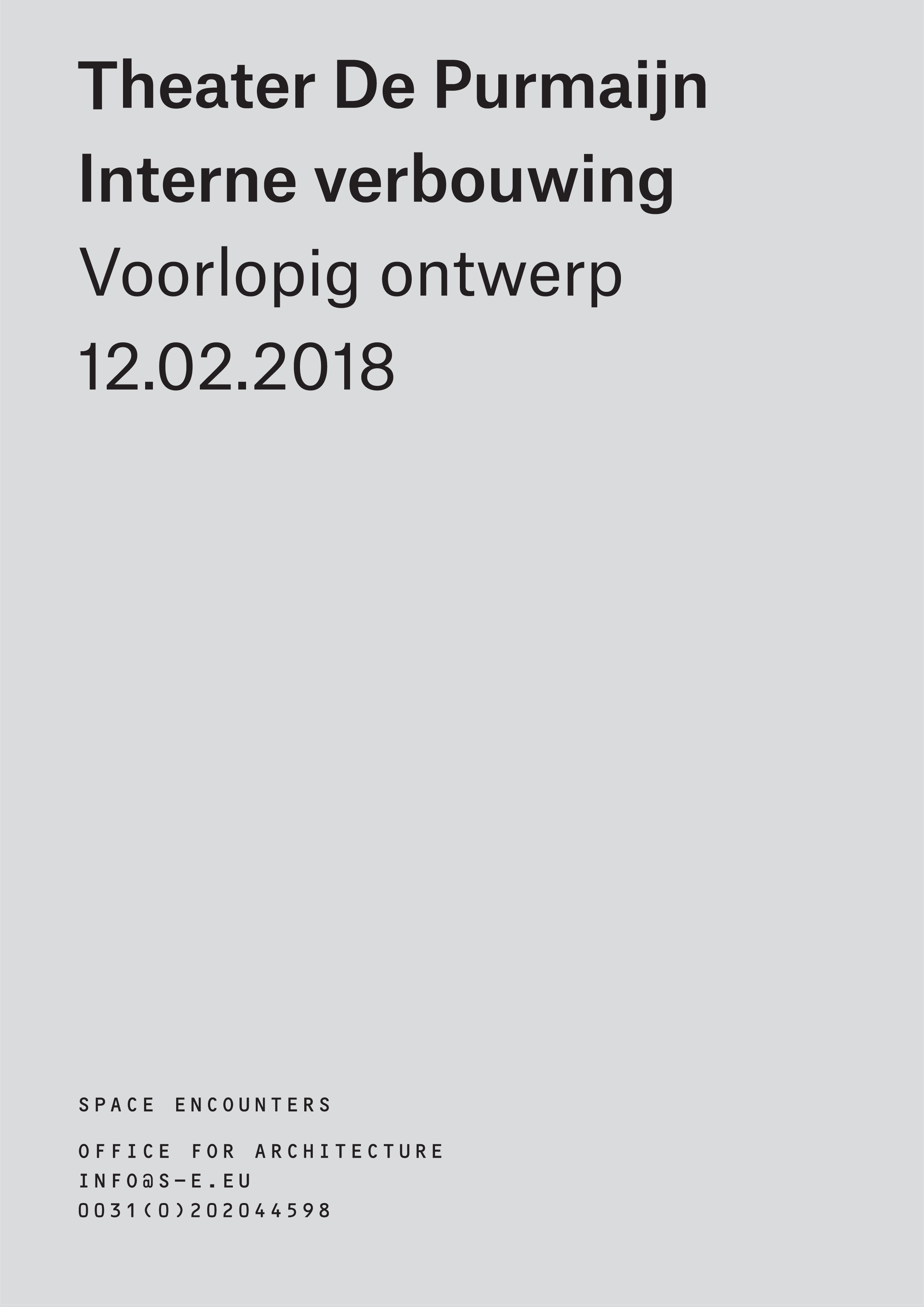 Space Encounters (huisstijl) · grafisch vormgegeven door Sanne Beeren
