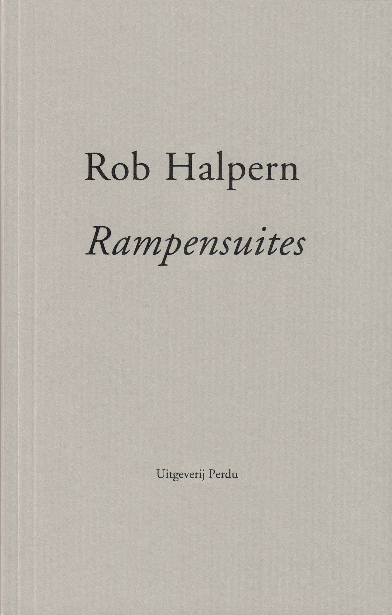 Rampensuites · grafisch vormgegeven door Sanne Beeren