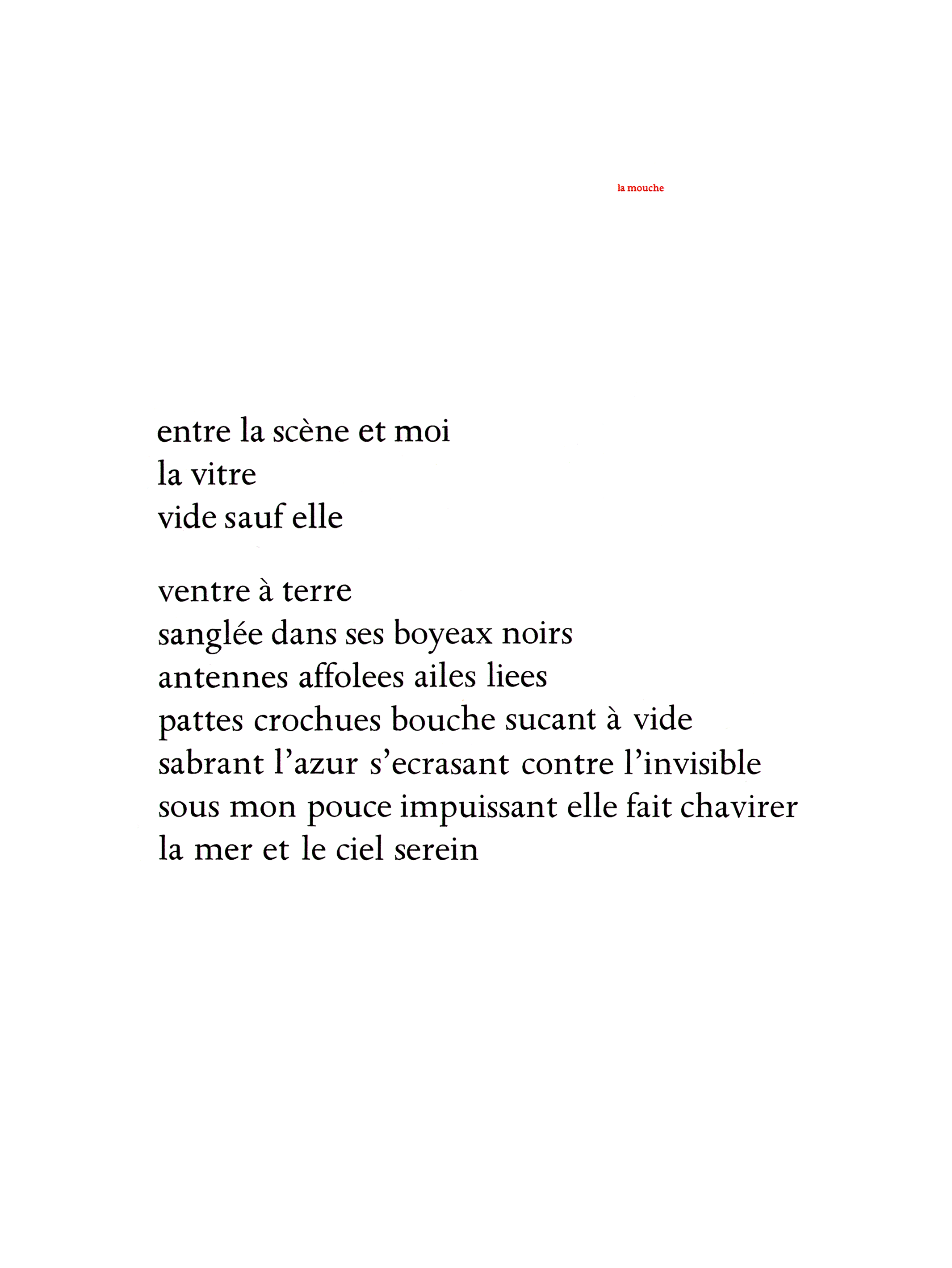 gedichten van Samuel Beckett · grafisch vormgegeven door Sanne Beeren